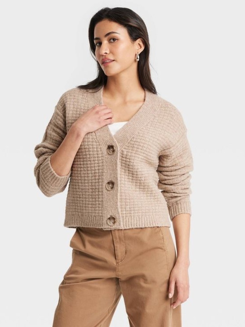 Universal Thread Cozy Knit Button-Down Cardigan